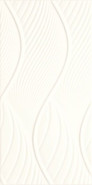 Настенная плитка Fiori Bianco Struktura 30х60 глянцевая керамическая
