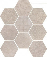 Керамогранит Riabita Shabby Chic Esagona Fabric 24х27.7 (56 B) матовый