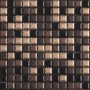 Мозаика Mix Standard Tribal Chic 3 керамика 30х30 см Appiani матовая чип 25х25 мм, бежевый, коричневый XTRC 703