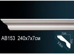Перфект Карниз потолочный гладкий AB153F
