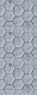 Мозаика HG.WG.LG.NT 295х300х6 Arch Skin матовая, серый