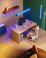 Декор Play 7 Decor 12.5х12.5 Bardelli матовый керамический