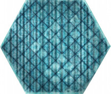 Керамогранит Tribu Blue Shiny Hexa 23.2x26.7 матовый