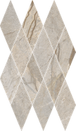 Мозаика Stellaris Elegant Silver Mosaico Diamond керамогранит 28х48 см Italon полированная, серый 620110000206