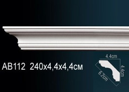 Перфект Карниз потолочный гладкий AB112F