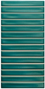 Настенная плитка Sb Teal Matt 12,5x25 Wow матовая, рельефная (структурированная) керамическая 128695