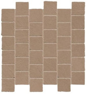 Мозаика Boost Natural Coral Mosaico Tumbled 31x31 керамогранит матовая, коричневый A7CL