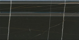 Плинтус FME008R Греппи Черный 20x40 Kerama Marazzi глянцевый керамический