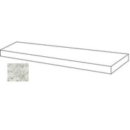 Ступень угловая Forte Dei Marmi Quark Brazilian White Scalino Ang. Dx 33x60 керамогранит матовая Atlas Concorde 620070002757