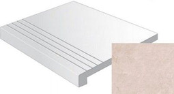 Ступень фронтальная Gradone Delta Crema Antideslizante 60x60 керамогранит антискользящая (grip), матовая