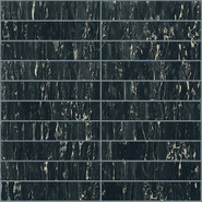 Мозаика I Classici Portoro Mos.3x15 Glossy (750917) 30x30 керамогранит полированная, черный