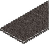 Карбон Бортик 30x60 Закругленный Правый Carbon Bor.30x60 Round Dx матовый