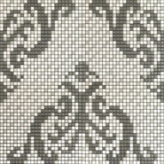 Мозаика Vene001 керамика 30х30 см Appiani Tessuti матовая чип 12х12 мм,  белый, серый