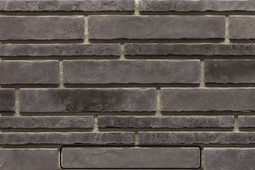 Настенная плитка Рядовой элемент Кирпич Новая Англия 30.26.Р(70), шов 10, Графитовый Феодал матовая 00000040159
