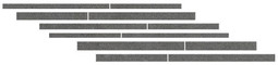 Мозаика Allure Mureto 3d Mosaic Anthracite Anti-Slip 15x60 керамогранит Living Ceramics черный LV11157