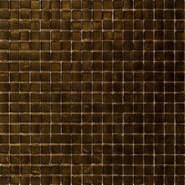 Мозаика Sagitta-13 стекло 29.5х29.5 см глянцевая чип 15х15 мм, коричневый, зеленый