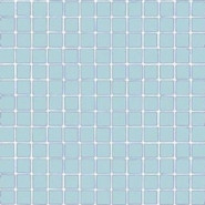 Мозаика Ezarri 2540-A стекло 31.3х49.5 см глянцевая чип 25х25 мм, голубой