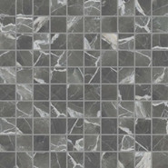 Мозаика Calacatta Black Glossy Mosaico (756686) керамогранит 30х30 см Casa Dolce Casa Stones and More 2.0 полированная чип 30х30 мм, серый