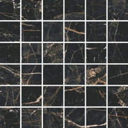 Мозаика Mosaic Marquina Gold Poler 29.7x29.7 керамогранит полированная, черный