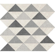 Мозаика Supergres H.24 Mosaico Mix 40x40 керамогранит матовая бежевый, серый H24X