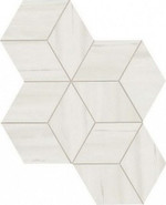 Декор Marvel Bianco Dolomite Mosaico Esag. Lapp. керамогранит