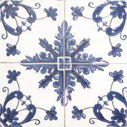 Плитка универсальная MIX Art Decor DC09 20х20 DeShun Ceramics матовая керамическая