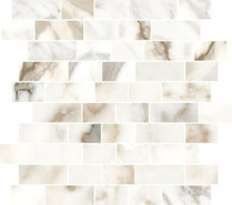 Мозаика Luce Grey Mos.Brick Mix-32x37 керамогранит сатинированная, бежевый, белый 36620