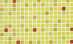 Мозаика Rojo - часть 1 2.5x2.5 стекло 31.3х49.5