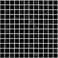Мозаика Marquina (на сетке) 2.5x2.5 стекло 31.7х31.7