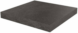 Ступень угловая DD600720R/GCA клееная Про Стоун Черный  33x33x0,9 керамогранит матовая Kerama Marazzi