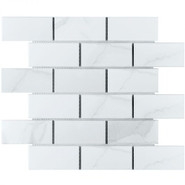 Мозаика Brick Carrara Matt (PMB82223) 291х295х6 45х95 керамическая