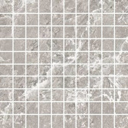 Мозаика Onyx and More White Porphyry Str Mosaico30х30 см керамогранит Casa Dolce Casa структурированная чип 30х30 мм, серый 767667