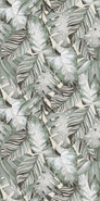 Керамогранит GT1206014217MCR Tropical_GT Зеленый 60х120 Global Tile carving, матовый универсальная плитка