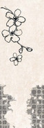 Декор Tikko Decor Beige 30x90 El Molino матовый керамический 78901596