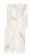 Мозаика Symphonyx Crystal Mosaic Ellipse Lap 23.5х56 керамогранит лаппатированная, кремовый 620110000162