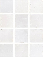 Настенная плитка Mestizaje Zellige White 12,5x12,5 глянцевая керамическая