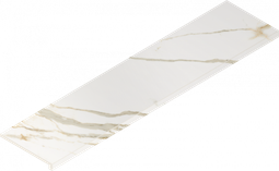 Ступень угловая Stellaris Calacatta Gold Scalino 33x120 Angolare Dx керамогранит матовая Italon 620070002599