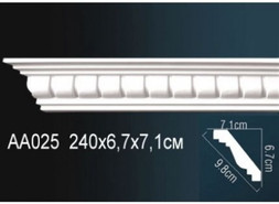 Перфект Карниз потолочный с рисунком AA025F