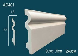 Молдинг Гладкий AD401 (40) Перфект полиуретан
