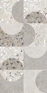Декор Beton-Terrazzo Геометрический Лаппато Ректификат 30x60 керамогранит