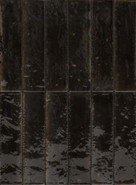 Керамогранит M6RP Lume Black 6х24 р064762 Marazzi Italy полированный универсальный