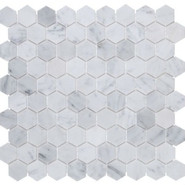 Мозаика SHG12324P камень 29.5x30.5 см полированная чип 32x32 мм, серый