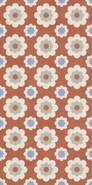 Декор Homey Flower Cotto Nat Ret 60x120 Piemme керамогранит матовый 5241
