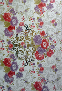 Декор Fioritura Oro Su Bianco (1сет=2шт.) керамический