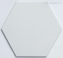 Напольная плитка GH250 белая NSmosaic 20х23 матовая керамическая