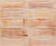 Настенная плитка Hanoi Arco Pink 6,5x20 Equipe глянцевая керамическая 30064