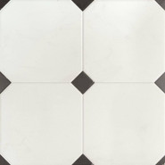 Керамогранит Betera Black-White 58x58 R El Molino матовый напольная плитка УТ-00036815