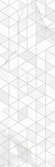 Декор Statuario Vetro White W\DEC M 25x75 NR Glossy 1 глянцевый керамический