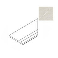 Ступень угловая Forte Dei Marmi Rock Tiffany White Gradino Lineare Ang. Dx 120 30x120 керамогранит матовая Atlas Concorde 620040000234