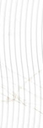 Настенная плитка White Decor 33.3x100 Peronda Dual матовая, рельефная (структурированная) керамическая
